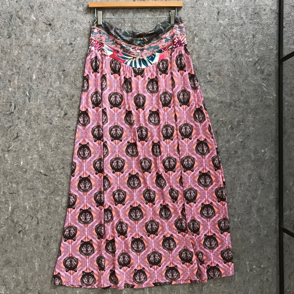 Maaji Wolf Dog Skirt, Medium, Cover Up